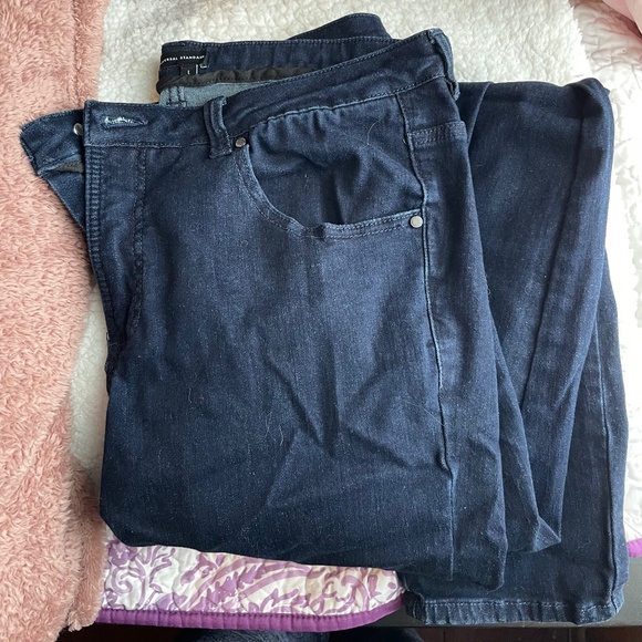 Universal Standard Seine Mid Rise Skinny Jeans, Dark Indigo, Large - Picture 2 of 4